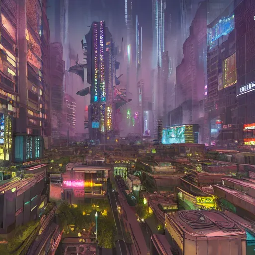 Prompt: a cyberpunk city, watercolor, earth tones, intricate, seedy, 4 k, blender, unreal engine