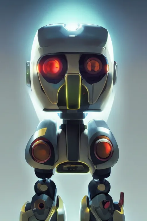 Image similar to metabots medabots medarotto medarot robot minimalist comics helmet mask neon cybereye, behance hd by jesper ejsing, by rhads, makoto shinkai and lois van baarle, ilya kuvshinov, rossdraws global illumination ray tracing hdr radiating a glowing aura