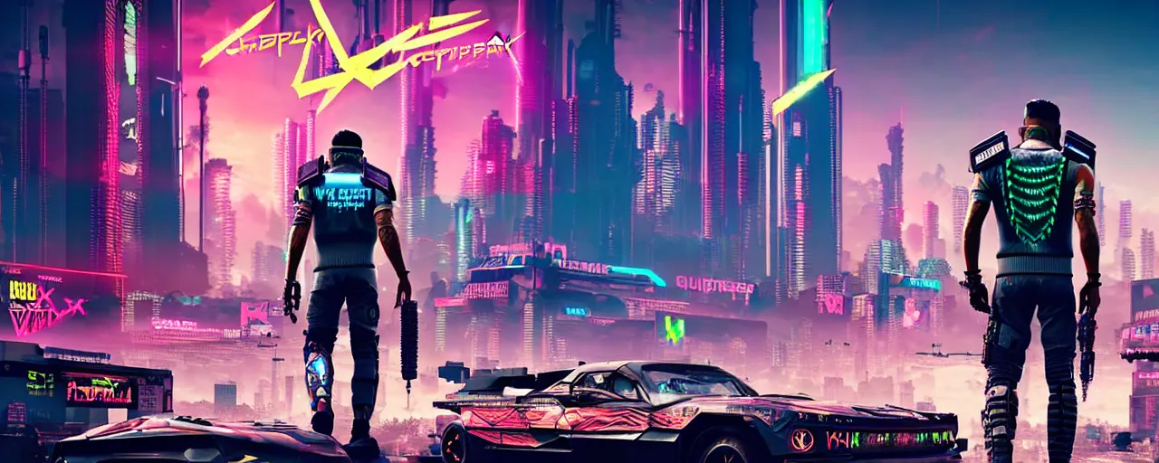 Image similar to Virat Kholi, in CyberPunk 2077, reimagined as a cyberpunk dystopia, 4k highly detailed digital art 4k highly detailed digital art