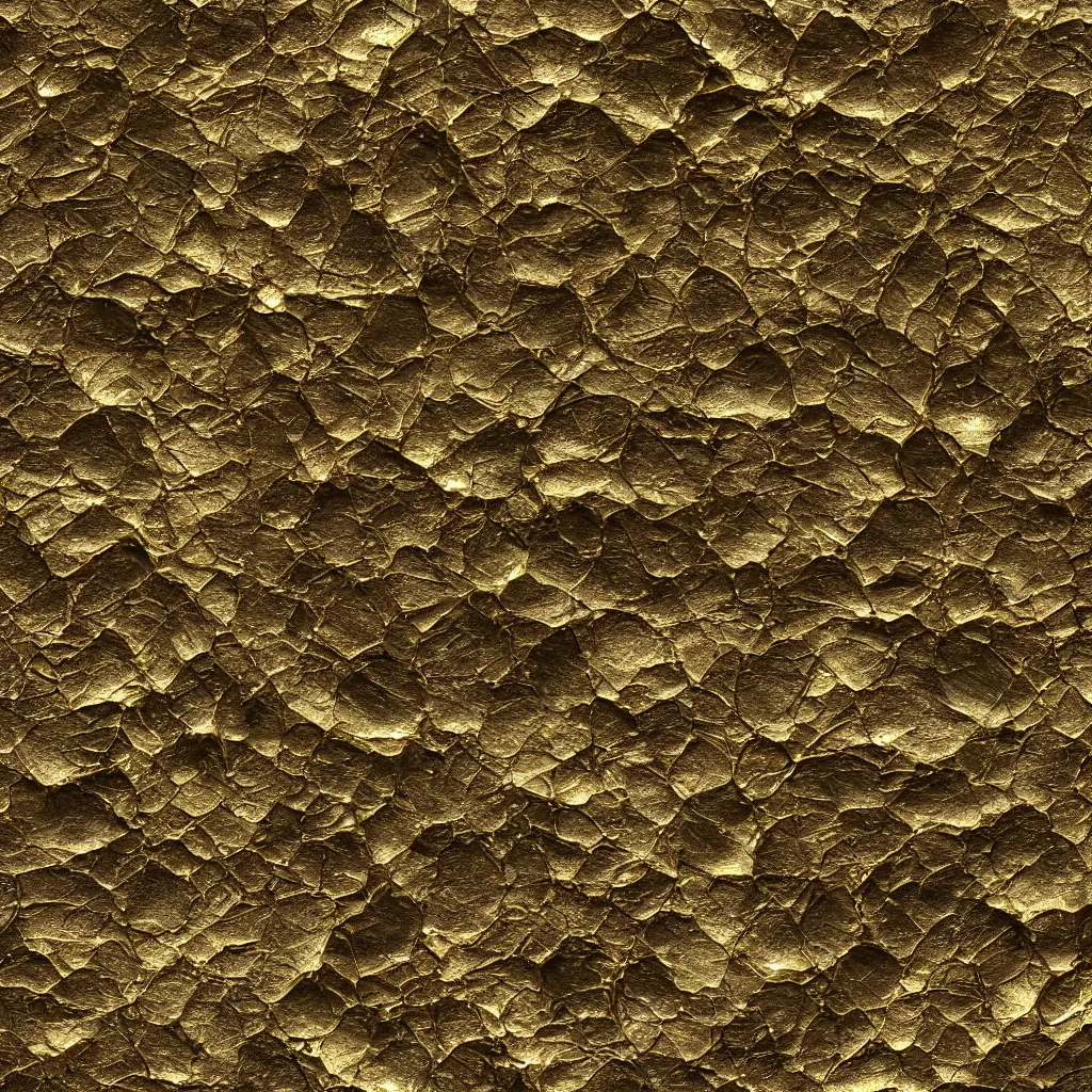 Image similar to seamless tileable texture of damaged metal gold, realistic, very detailed, beautiful, intricate details, sharp focus, substance designer, substance render, substance painter, marmoset, unreal engine, octane render