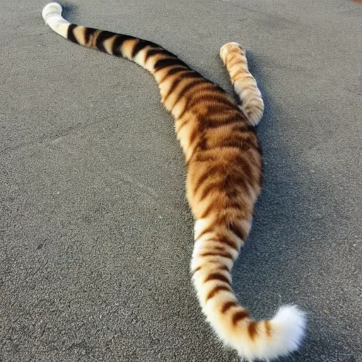 Prompt: very long cat