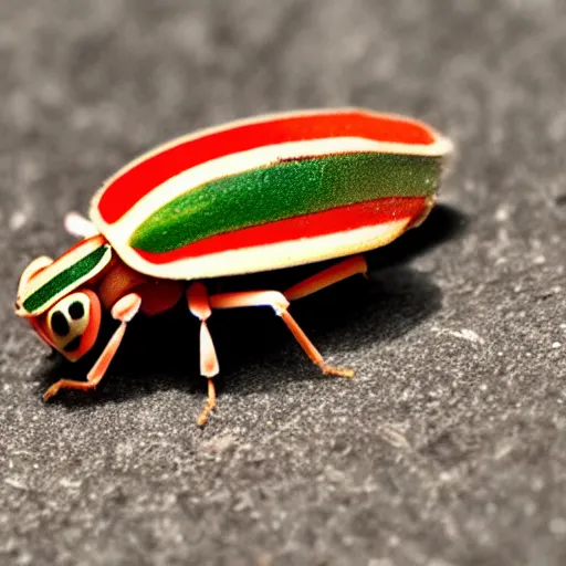 Image similar to candy - striped leafhopper,