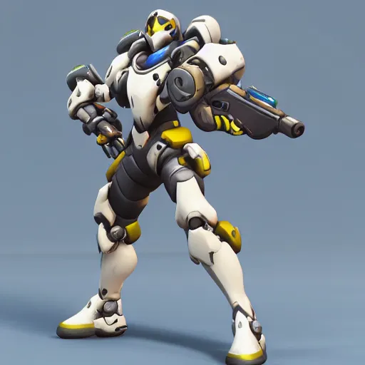 Image similar to blender render of a new overwatch character