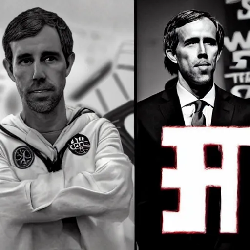 Prompt: beto o'rourke as a sith lord, star wars, horror