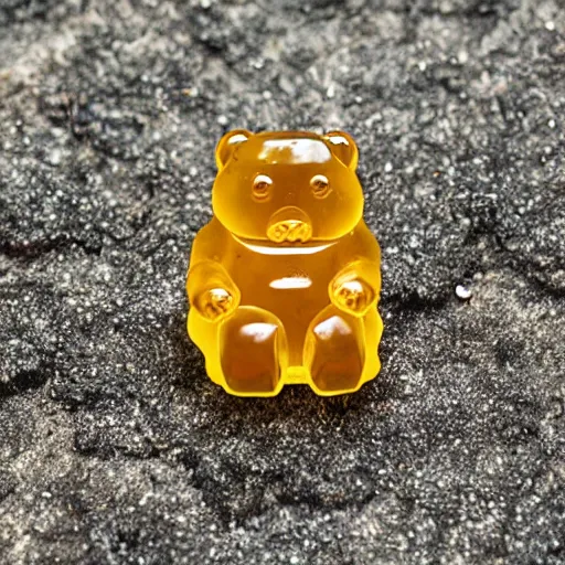 Prompt: tardigrade haribo gummy bear