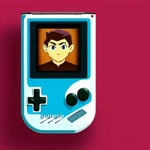 Image similar to face icon stylized minimalist game boy advance, loftis, cory behance hd by jesper ejsing, by rhads, makoto shinkai and lois van baarle, ilya kuvshinov, rossdraws global illumination