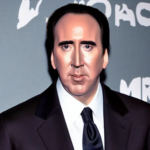 Prompt: Nick Cage back ribs entity