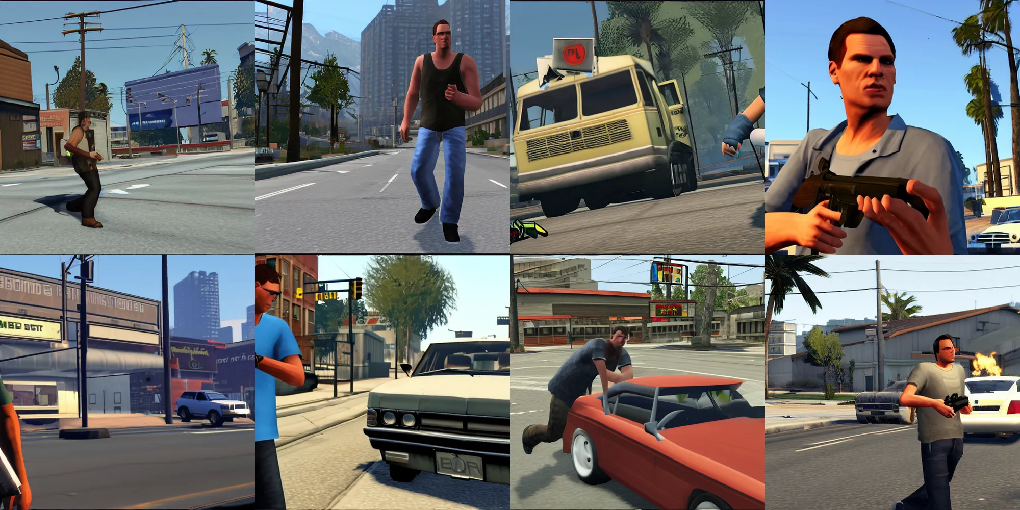 Prompt: A screenshot of Jerma985 in Grand Theft Auto