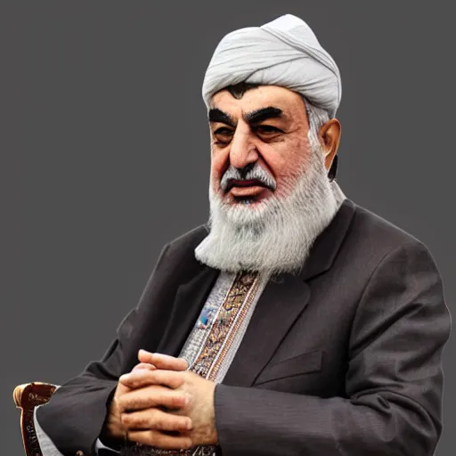 Prompt: Kurdish leader Qazi Muhammad, President of Republic of Mahabad, 8k, epic digital art -9