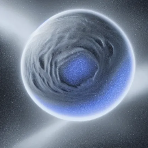 Image similar to storm of sphere atoms, photorealistic, 4 k