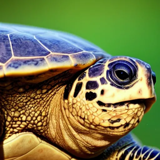 Image similar to an award winning portrait photo of a turtle