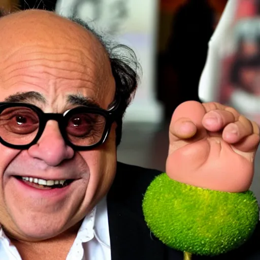 Image similar to danny DeVito as a kiwi!!