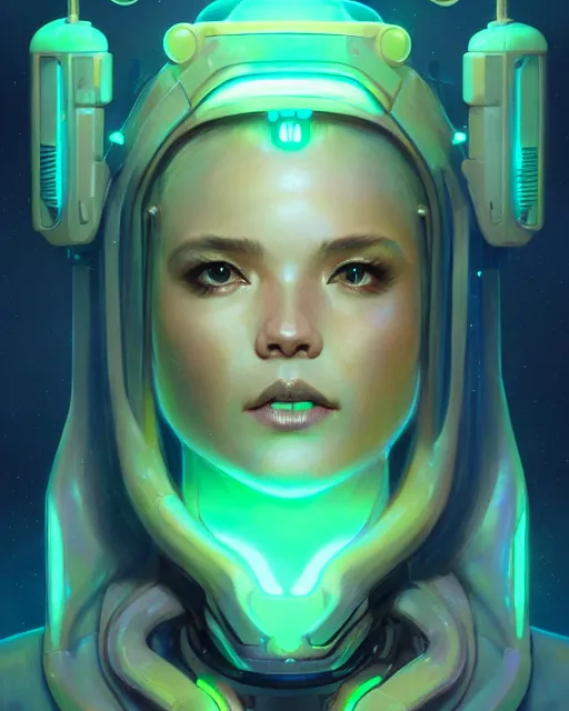Image similar to one singular portrait of a cute bioluminescent creature, pulp scifi, highly detailed, digital painting, cinematic, hyper realism, dark retrowave, art by stanley lau and artgerm and magali villeneuve and alphonse mucha, artstation, octane render, cgsociety