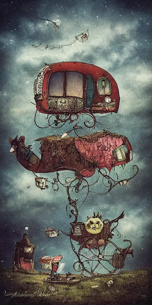 Image similar to a caravan by alexander jansson