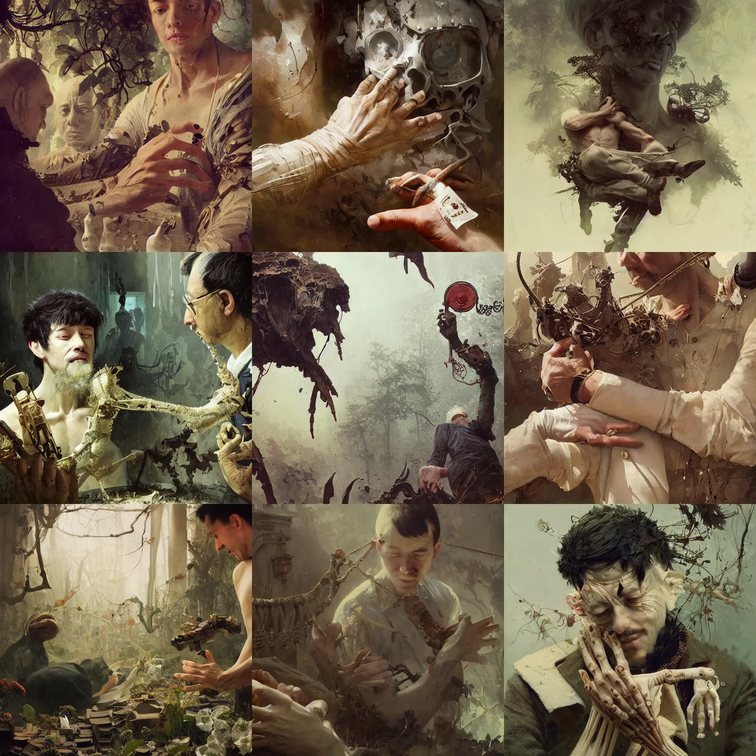 Prompt: human hands, intricate, highly detailed, photo realistic, film still, anatomically correct, portrait, closeup, by carl spitzweg, ismail inceoglu, vdragan bibin, hans thoma, greg rutkowski, alexandros pyromallis, huang guangjian and gil elvgren and sachin teng