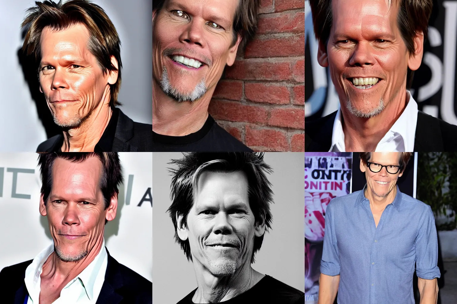 Prompt: Kevin Bacon as bacon