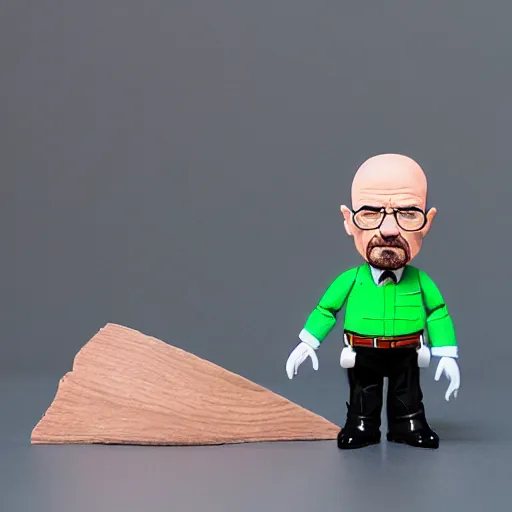 Image similar to walter white cosplay albert hofmann, stop motion vinyl action figure, plastic, toy, butcher billy style