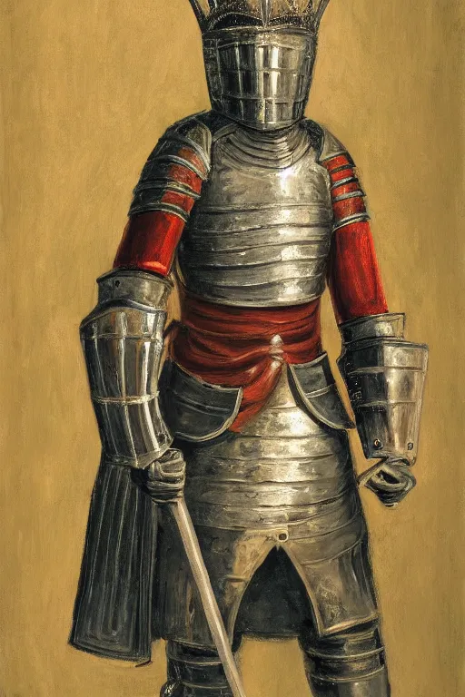 Image similar to portrait of a knight