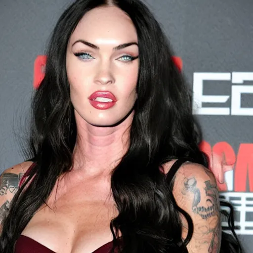 Image similar to megan fox as mgk