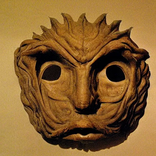 Image similar to monster mask by leonardo da vinci