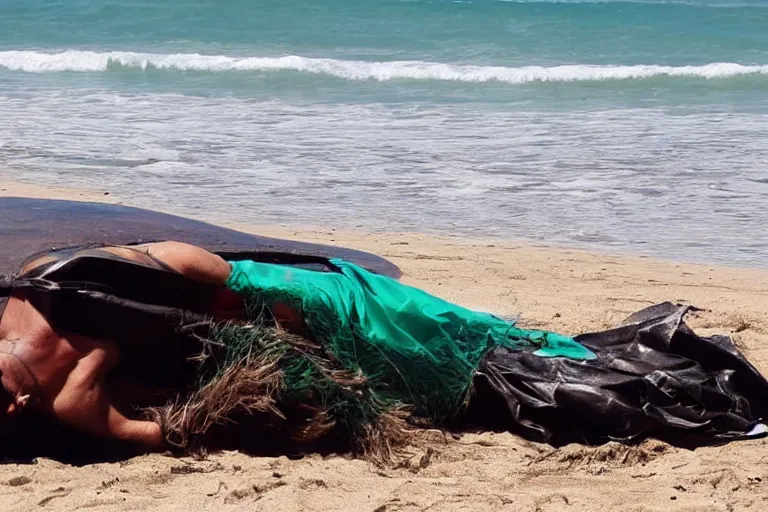 Image similar to lamboo dead body on the beach