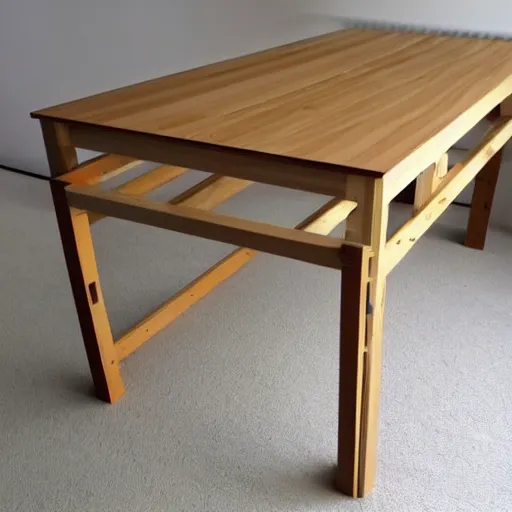 Prompt: the best ikea instruction for how to build a table