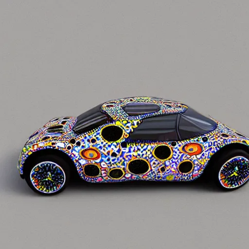 Prompt: mandelbrot car design