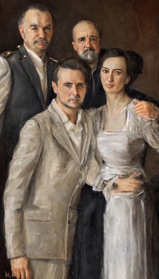 Image similar to detailed portrait of maia sandu, stule of artgem and alexander trufanov and andrei riabovitchev and monia merlo