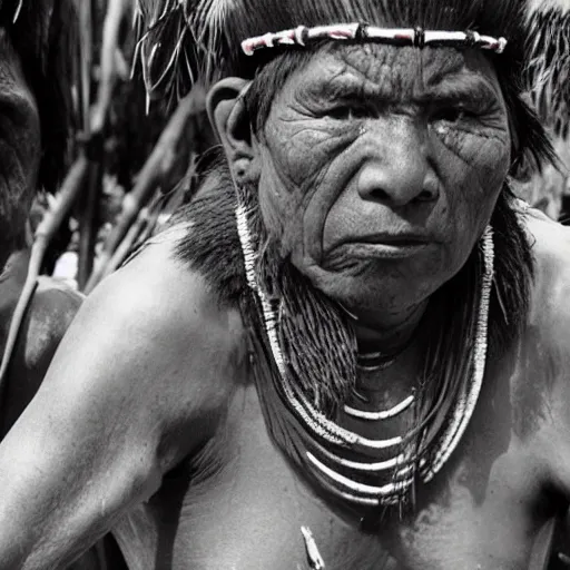 Image similar to photo of a yanomami indigenous