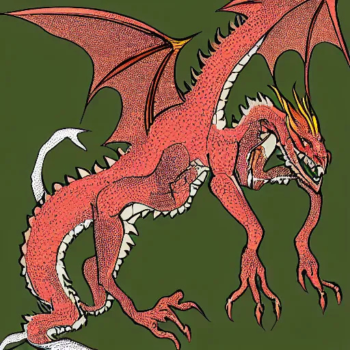 Prompt: a transparent dragon