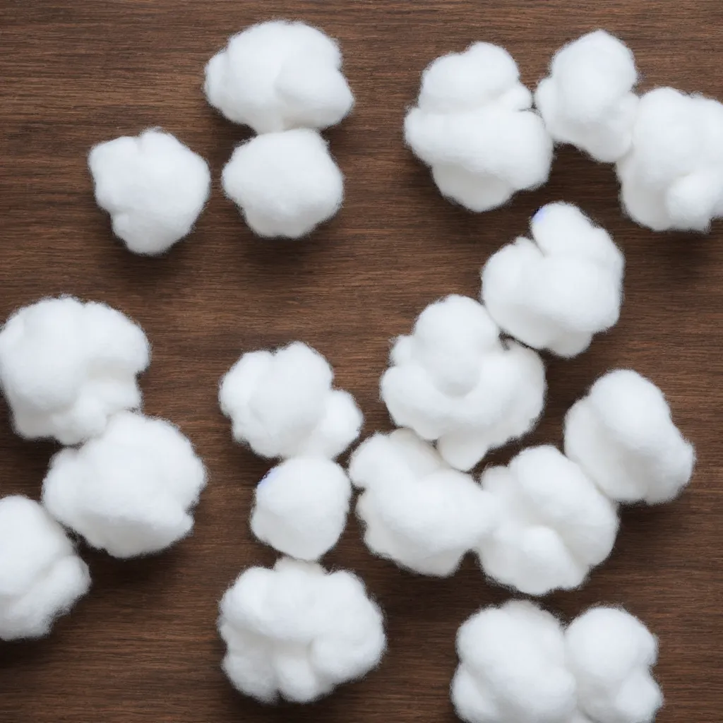 Image similar to Cotton balls, cotton texture, made of cotton