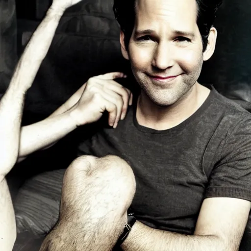 Prompt: Paul Rudd pin up