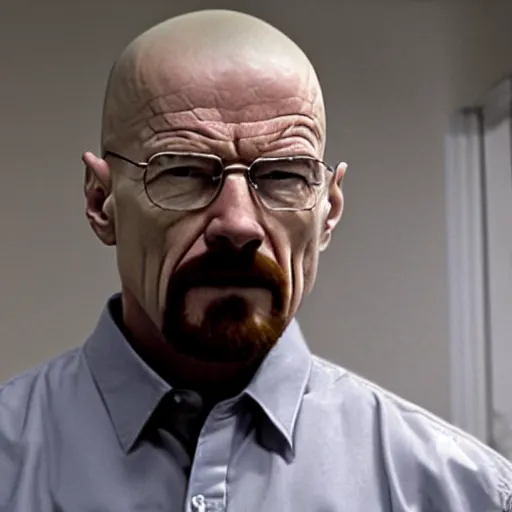 Prompt: walter white angry