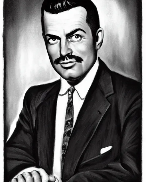 Prompt: a portrait of a subgenius by george hurrel