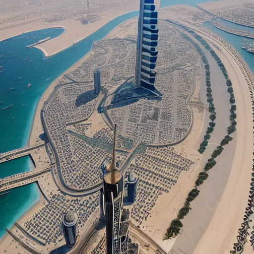 Prompt: gta : dubai, by albert aublet