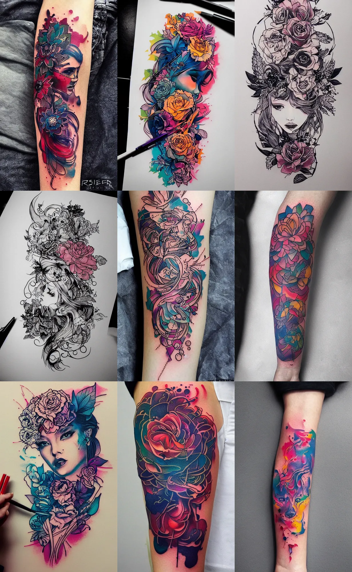 Full colors tattoo by Steve Butcher | Pop art tattoos, Color tattoo, Cool  arm tattoos