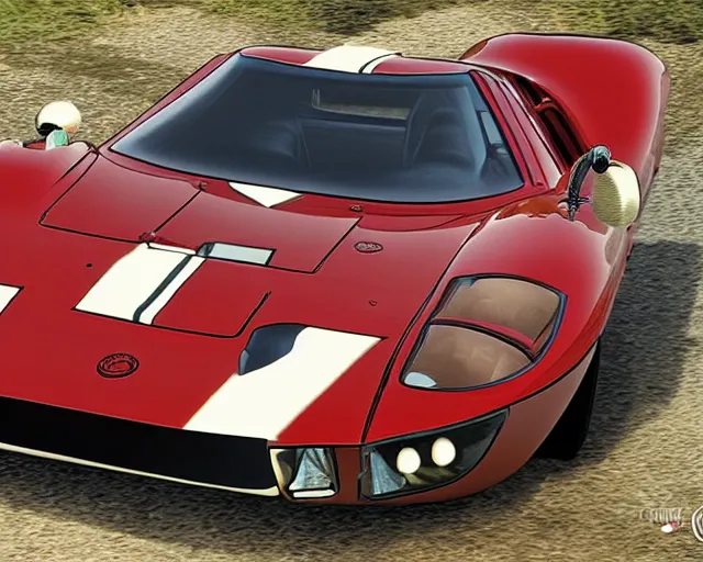 Prompt: new concept for a gt 4 0, cinematic, photoreal, by red dead redemption 2