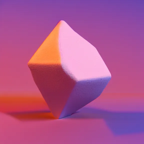 Image similar to A 3d render of several pastel colored liquid viscuous objects are melting together as a clay in a geometric shape with detailed shadow. Geometric shaped. detailed shading, vray octane, redshift. ray tracing. micro details, Hyper detailed, 8K3d, Trending on Artstation. rendered in cinema4d, Hyper realism.