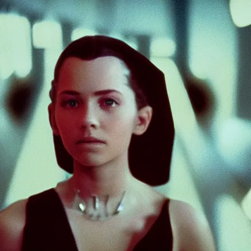 Prompt: photo of Eninem in the movie Star Wars: Episode VII, cinestill, 800t, 35mm, full-HD