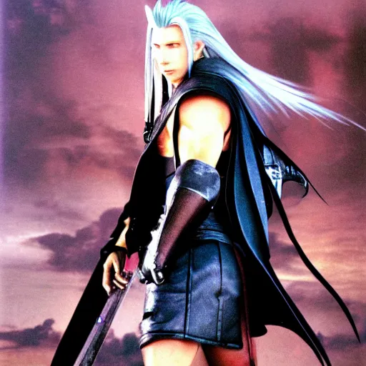 Prompt: Free Download Sephiroth Final Fantasy 7 Movie Clipart Actor