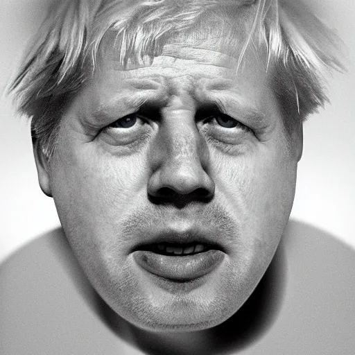 Prompt: ultra sounds photo of boris johnson in the womb