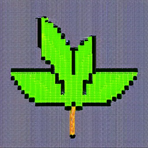 Prompt: pixel art sprite of a leaf, in the style of celeste