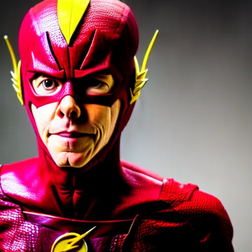 Image similar to tig notaro as the flash, photo, detailed, 4 k