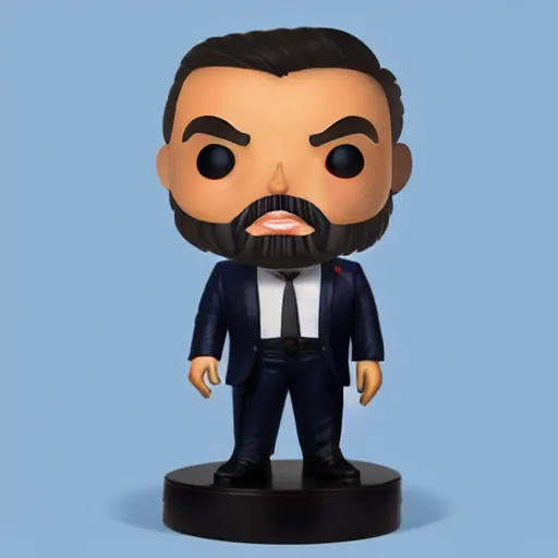 Image similar to Viktor Orban Funko POP no beard,