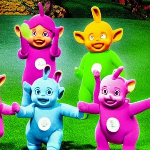 Image similar to teletubbies