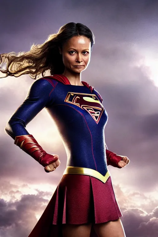 Prompt: majestic and regal portrait of thandie newton female supergirl, dc universe, perfect face, beautiful, intricate, epic, elegant, fantasy, highly detailed, digital painting, hard focus, beautiful volumetric lighting, epic light, ultra detailed, by leesha hannigan, ross tran, thierry doizon, kai carpenter, ignacio fernandez rios