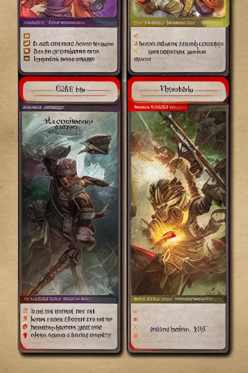 Image similar to rpg card design