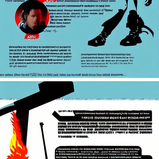 Prompt: infographic explaining the terminator ( 1 9 8 4 )