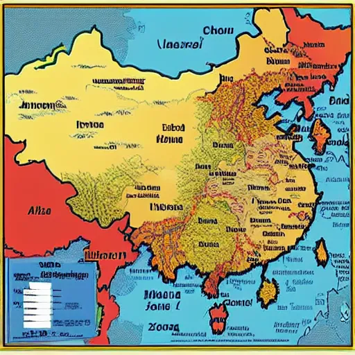 Image similar to china map with names