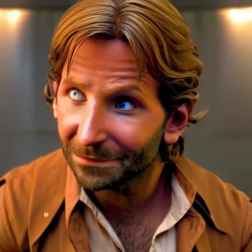 Prompt: bradley cooper as scooby doo, highly detailed, cinematic lighting, photorealistic